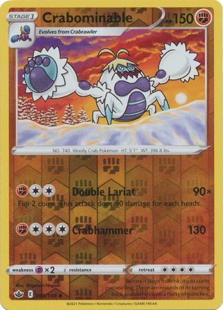 Chilling Reign - 085/198 - Crabominable (Reverse Holo)