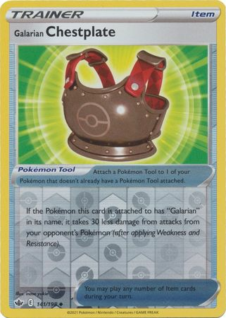 Chilling Reign - 141/198 - Galarian Chestplate (Reverse Holo)