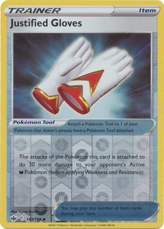 Chilling Reign - 143/198 - Justified Gloves (Reverse Holo)