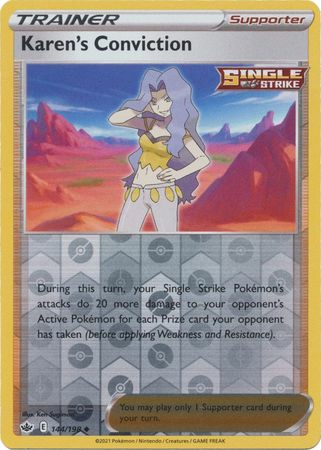 Chilling Reign - 144/198 - Karen's Conviction (Reverse Holo)