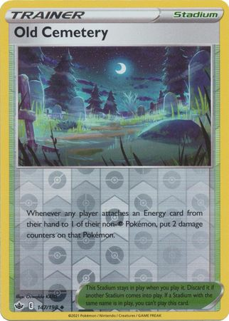 Chilling Reign - 147/198 - Old Cemetery (Reverse Holo)