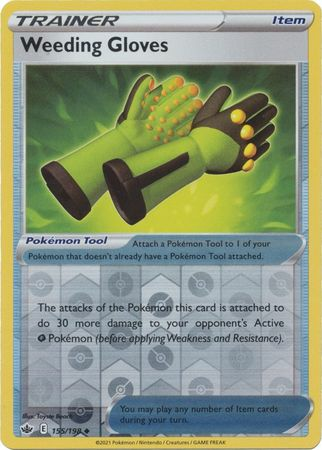 Karta Pokémon - Chilling Reign - 155/198 - Weeding Gloves (Reverse Holo)
