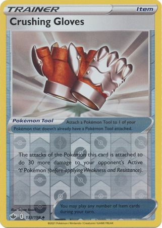 Chilling Reign - 133/198 - Crushing Gloves (Reverse Holo)