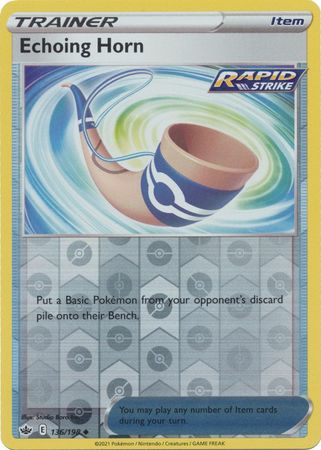 Chilling Reign - 136/198 - Echoing Horn (Reverse Holo)