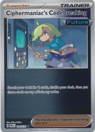 Prismatic Evolutions - 104/131 - Ciphermaniac's Codebreaking (Reverse Holo)