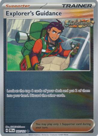 Prismatic Evolutions - 107/131 - Explorer's Guidance (Reverse Holo)