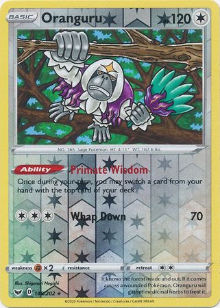 Sword & Shield - 148/202 - Oranguru (Holo) (Reverse Holo)