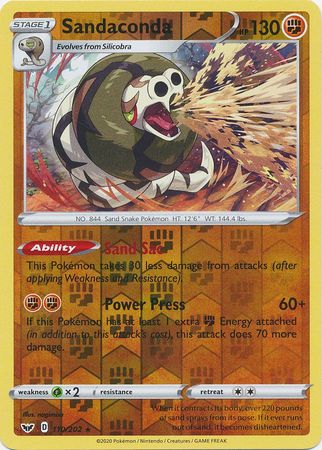 Sword & Shield - 110/202 - Sandaconda (Reverse Holo)