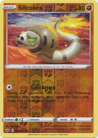 Sword & Shield - 107/202 - Silicobra (Reverse Holo)