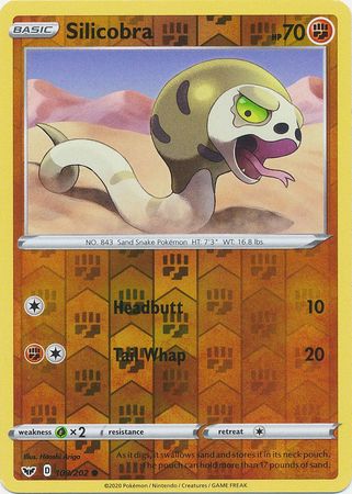 Sword & Shield - 108/202 - Silicobra (Reverse Holo)