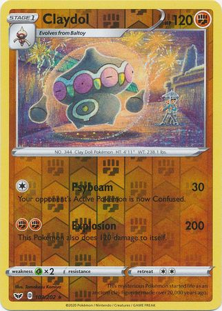 Sword & Shield - 103/202 - Claydol (Reverse Holo)
