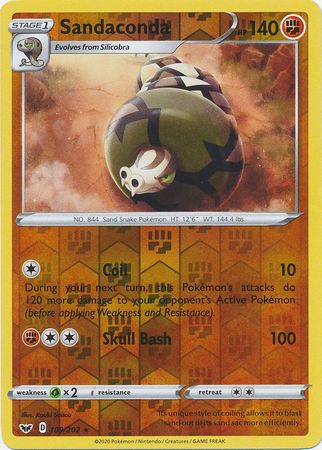 Sword & Shield - 109/202 - Sandaconda (Reverse Holo)
