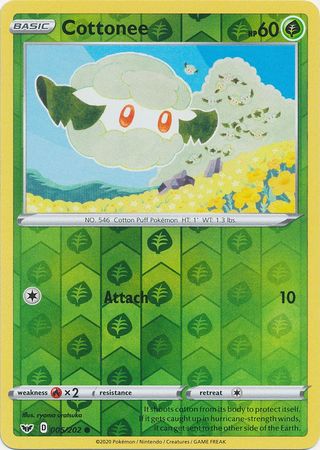Sword & Shield - 005/202 - Cottonee (Reverse Holo)