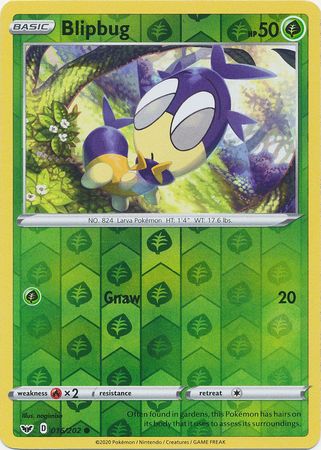 Sword & Shield - 016/202 - Blipbug (Reverse Holo)