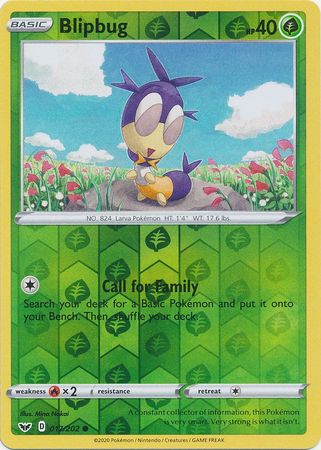 Sword & Shield - 017/202 - Blipbug (Reverse Holo)