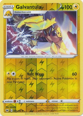 Sword & Shield - 071/202 - Galvantula (Reverse Holo)