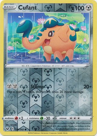 Sword & Shield - 136/202 - Cufant (Reverse Holo)