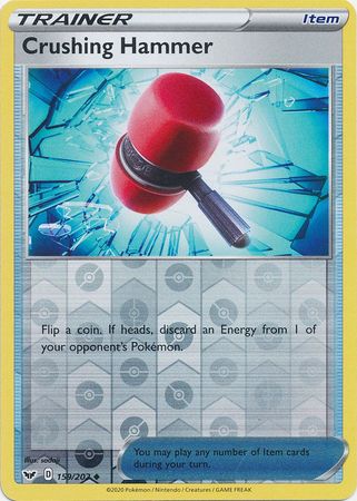 Sword & Shield - 159/202 - Crushing Hammer (Reverse Holo)