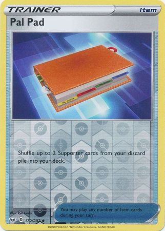 Sword & Shield - 172/202 - Pal Pad (Reverse Holo)