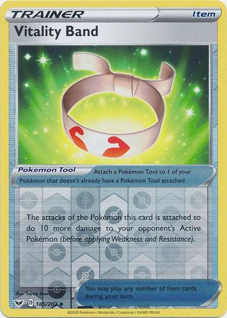 Sword & Shield - 185/202 - Vitality Band (Reverse Holo)