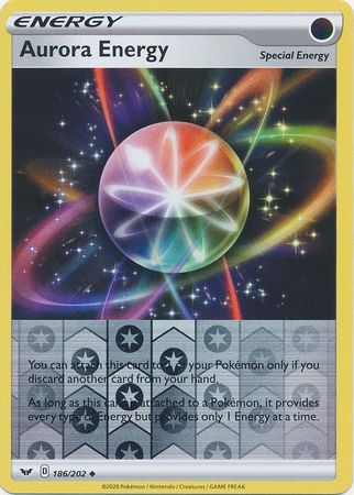 Sword & Shield - 186/202 - Aurora Energy (Reverse Holo)