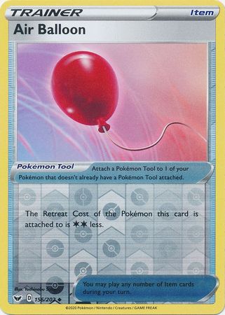 Sword & Shield - 156/202 - Air Balloon (Reverse Holo)