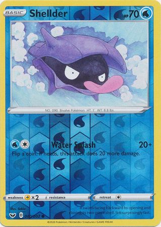 Sword & Shield - 040/202 - Shellder (Reverse Holo)