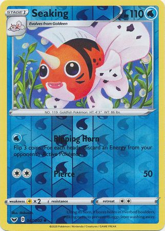 Sword & Shield - 047/202 - Seaking (Reverse Holo)