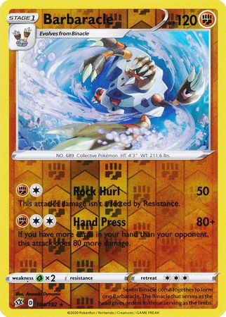 Rebel Clash - 104/192 - Barbaracle (Reverse Holo)