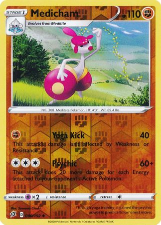Rebel Clash - 098/192 - Medicham (Reverse Holo)