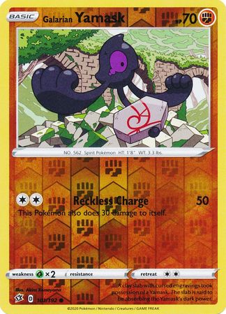Rebel Clash - 101/192 - Galarian Yamask (Reverse Holo)
