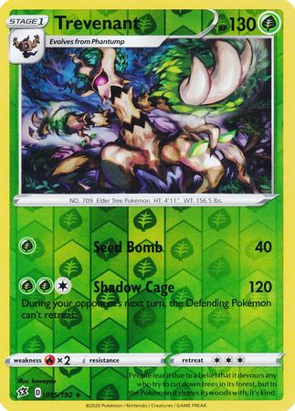 Rebel Clash - 015/192 - Trevenant (Reverse Holo)