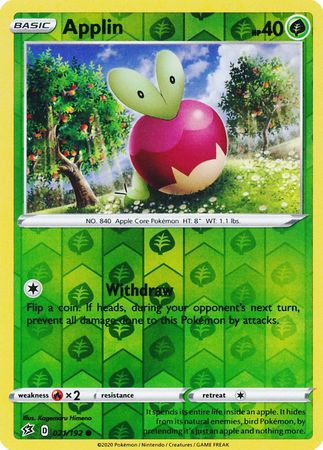 Rebel Clash - 021/192 - Applin (Reverse Holo)