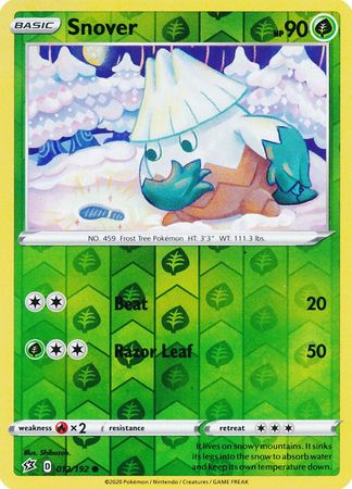 Rebel Clash - 012/192 - Snover (Reverse Holo)