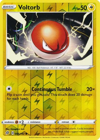 Rebel Clash - 056/192 - Voltorb (Reverse Holo)