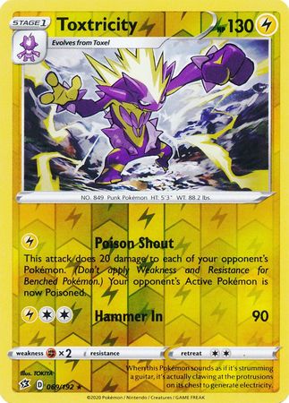Rebel Clash - 069/192 - Toxtricity (Reverse Holo)