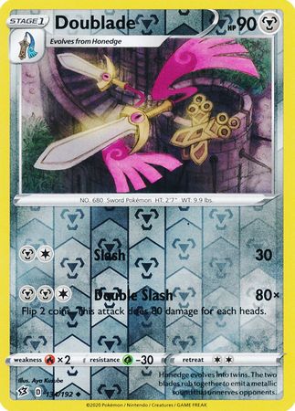 Rebel Clash - 134/192 - Doublade (Reverse Holo)