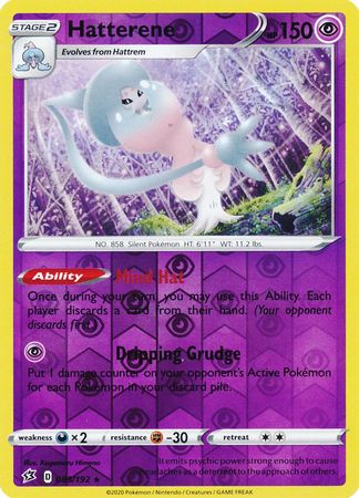 Rebel Clash - 085/192 - Hatterene (Reverse Holo)