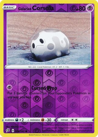 Rebel Clash - 078/192 - Galarian Corsola (Reverse Holo)
