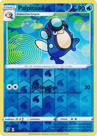 Rebel Clash - 045/192 - Palpitoad (Reverse Holo)