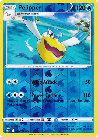 Rebel Clash - 042/192 - Pelipper (Reverse Holo)