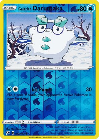 Rebel Clash - 047/192 - Galarian Darumaka (Reverse Holo)