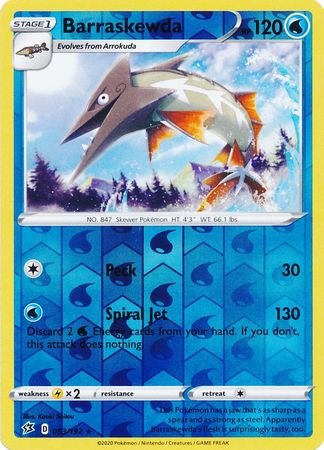 Rebel Clash - 053/192 - Barraskewda (Reverse Holo)