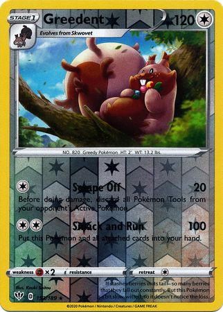 Darkness Ablaze - 153/189 - Greedent (Reverse Holo)