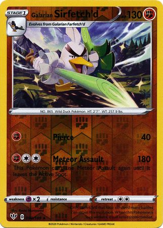 Darkness Ablaze - 098/189 - Galarian Sirfetch'd (Reverse Holo)