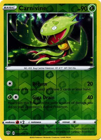 Darkness Ablaze - 005/189 - Carnivine (Reverse Holo)