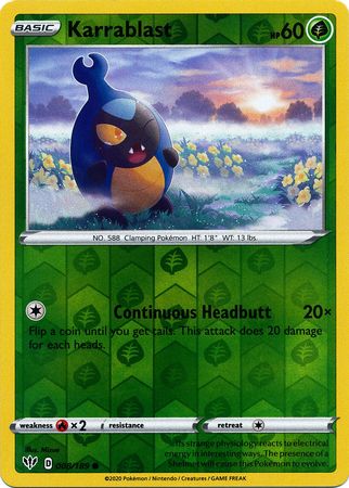 Darkness Ablaze - 008/189 - Karrablast (Reverse Holo)