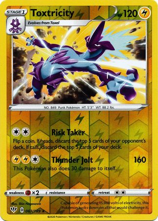 Darkness Ablaze - 063/189 - Toxtricity (Reverse Holo)