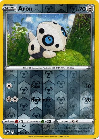 Darkness Ablaze - 121/189 - Aron (Reverse Holo)