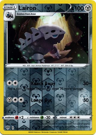 Darkness Ablaze - 122/189 - Lairon (Reverse Holo)